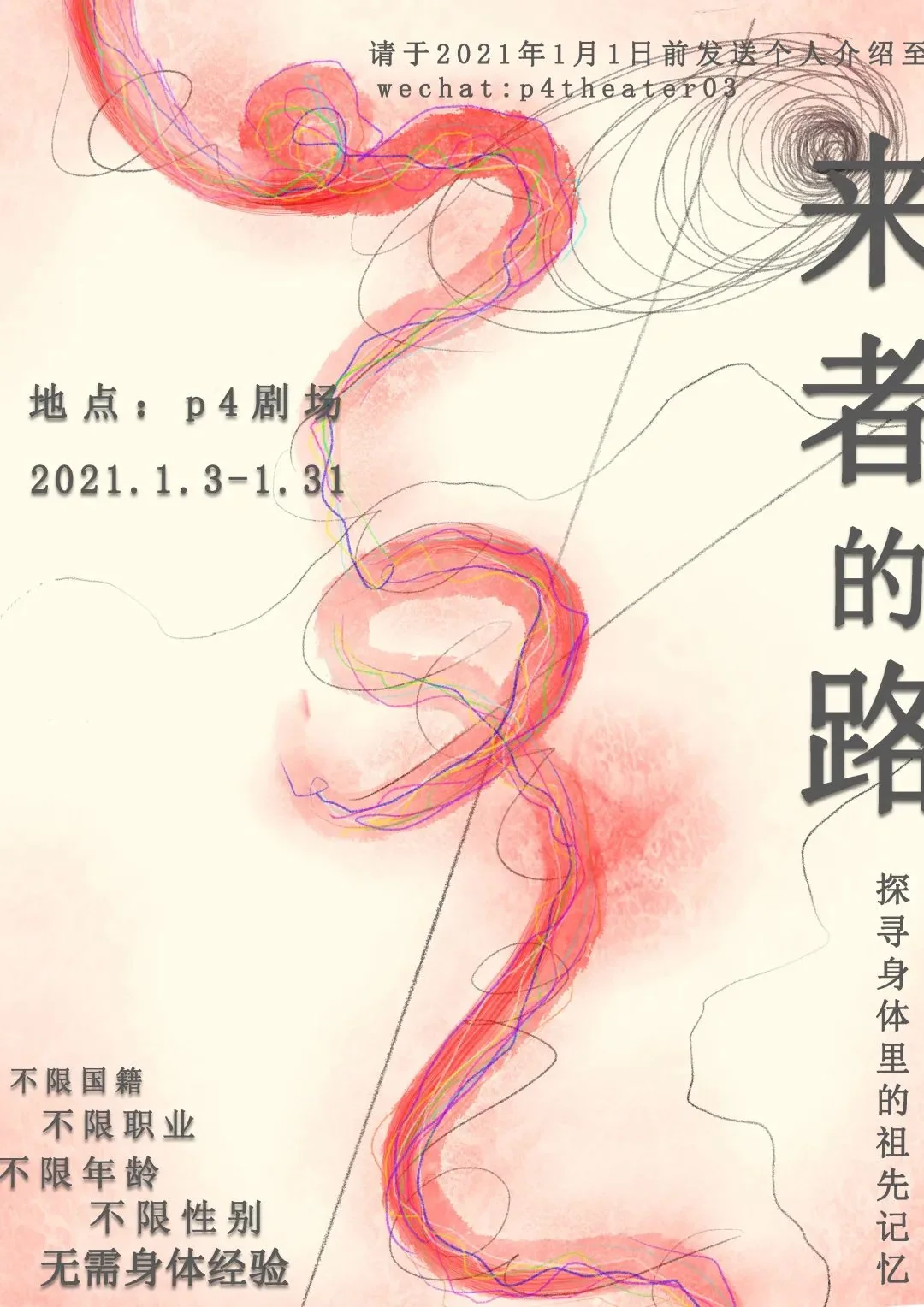 Recruitment - Plan p4U - Theatrical experiment, "The Way to Come."